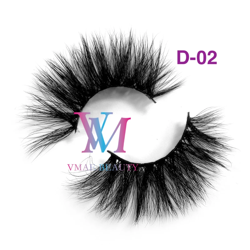 

Wholesale Private Label Lash Packaging Box 25mm lashes Vendor Handmade Real Mink Lashes 5d Mink Eyelashes, Natural black