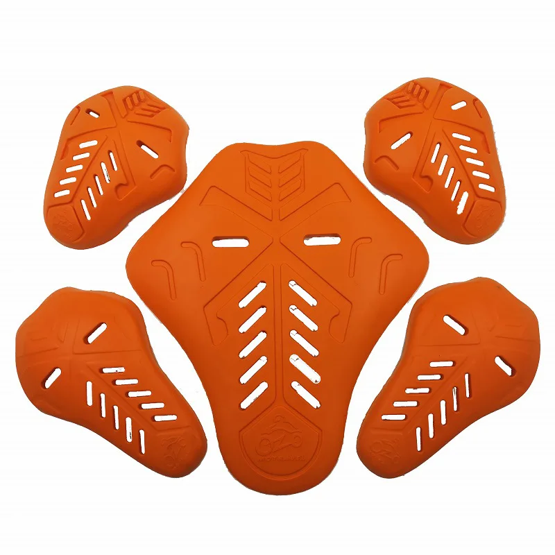 

Breathable Knee Support Elbow Brace Back Protection for Motorcycle, Orange