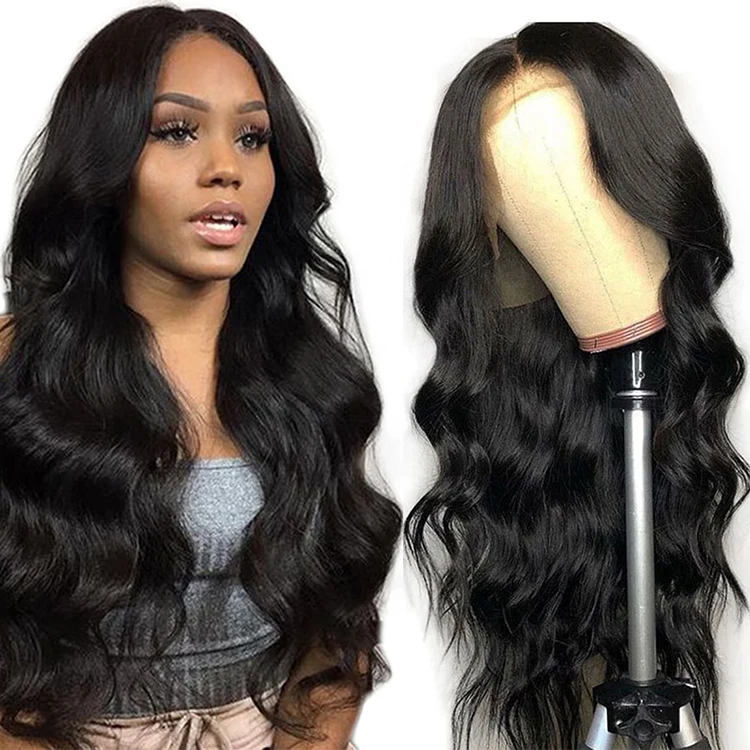 

Megalook Discounts Overnight Full Lace Natural Human Hair Wigs,Long Length Brazilian Hair Lace Wig In Miami