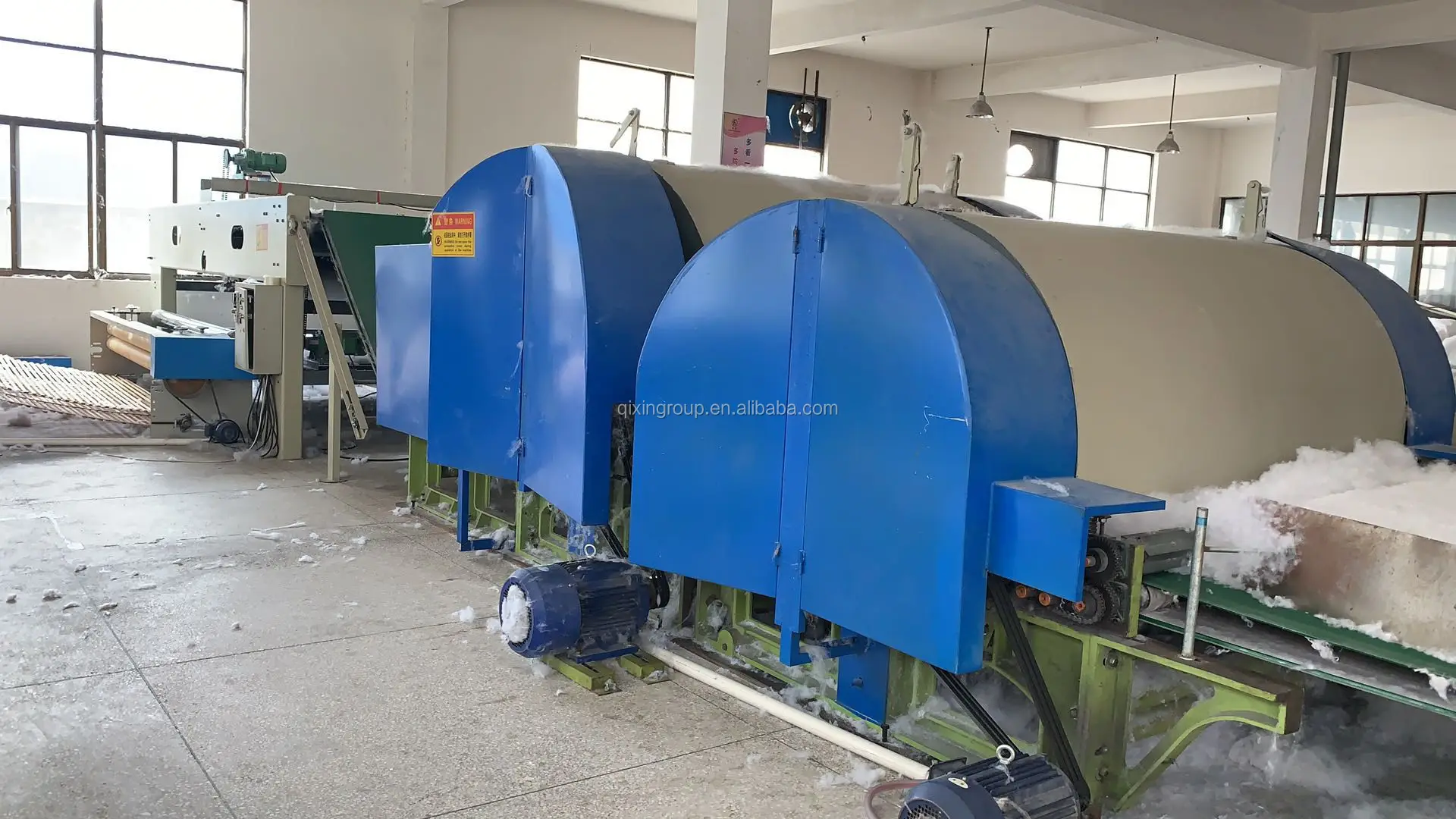 
QILIN Nonwoven double cylinder double doffer carding machine 