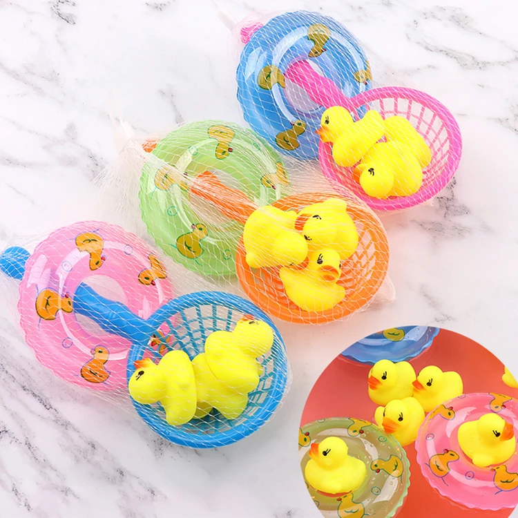 

Cute Little Yellow Duck Baby Boys and Girls Squeeze Call Little Duck Kindergarten Baby Bathing Kids Swimming Water Toys, Picture