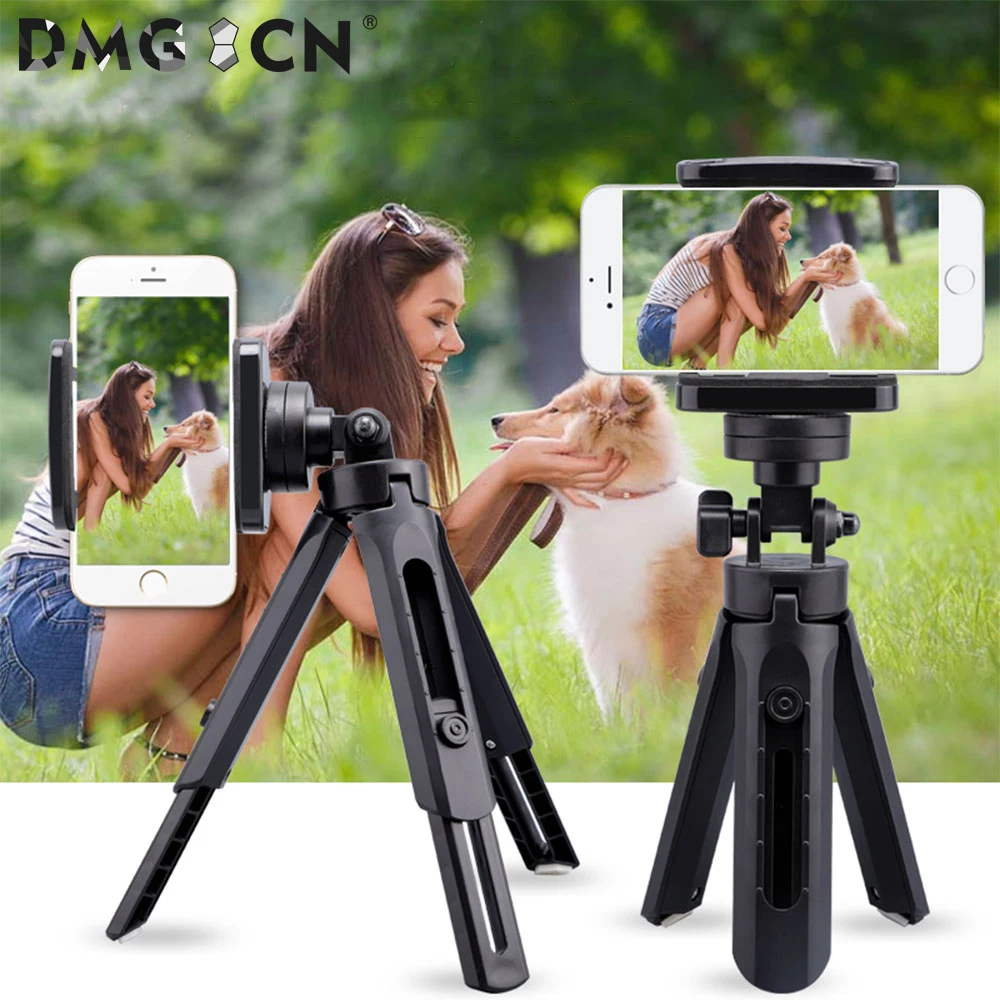 

Mini Portable Flexible Tripod Phone Stand Camera Holder Bracket for Iphone Smartphone for Camera, Black
