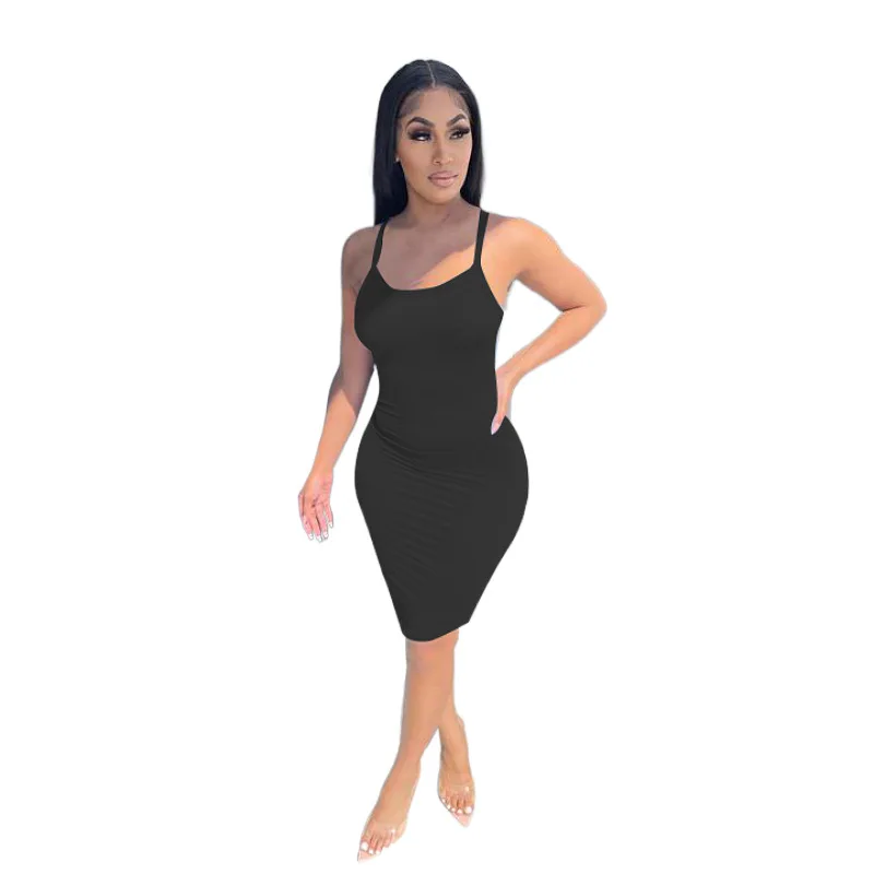 

Hot Money Sexy Contracted Condole Belt Summer Dress 2021 Sexy Dress Women Bodycon Womans Summer Dress