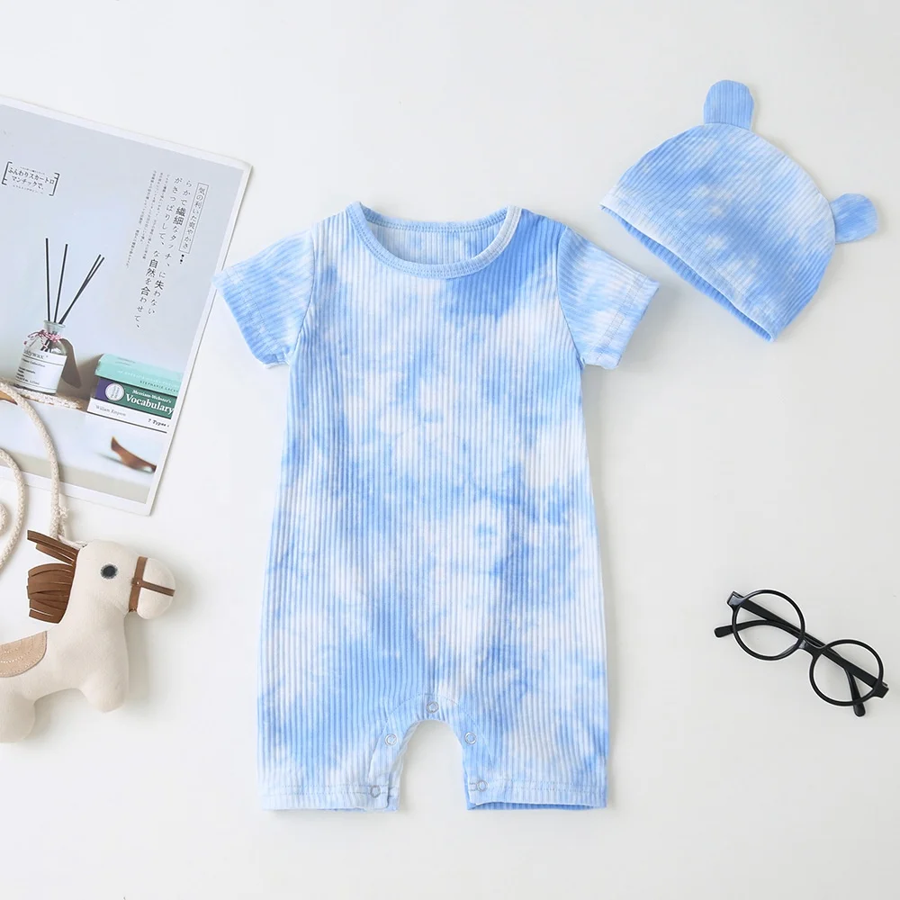 

Summer Tie-dyed Infant Babi Boys Girls Romper Clothing Onesie Newborn Baby Clothes