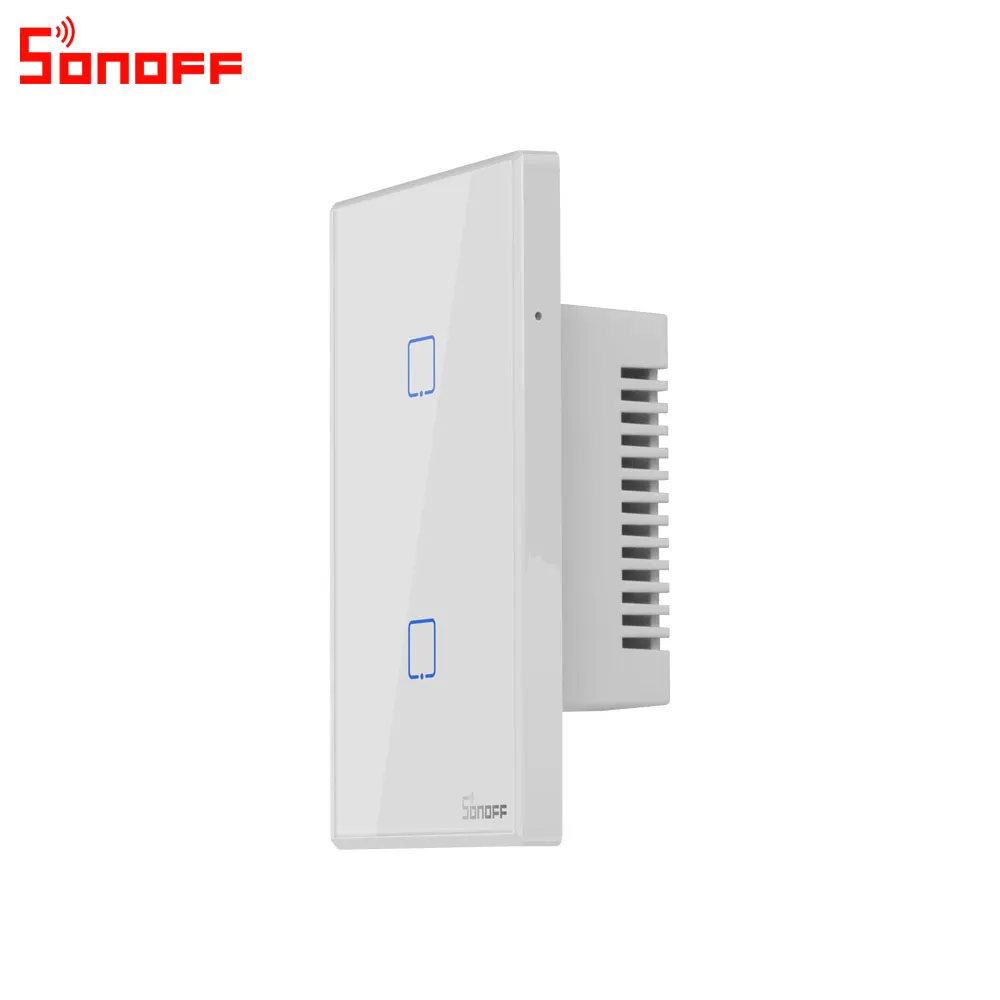 
Sonoff T0 US Smart Wifi Wall Light Switch Touch/WiFi/RF/APP Remote Smart Home Wall Touch Switch with Alexa Google Home T2 