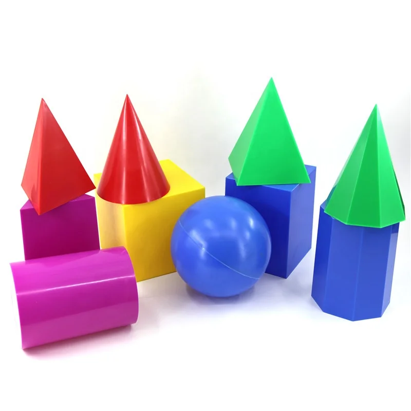 
Plastic Geometrical Model 10pcs/set 