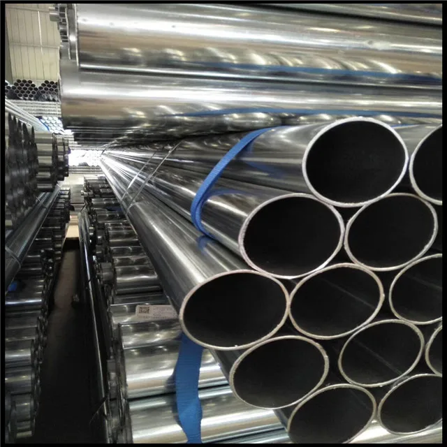 
pre-galvanized round pipe in tianjin for scaffolding 