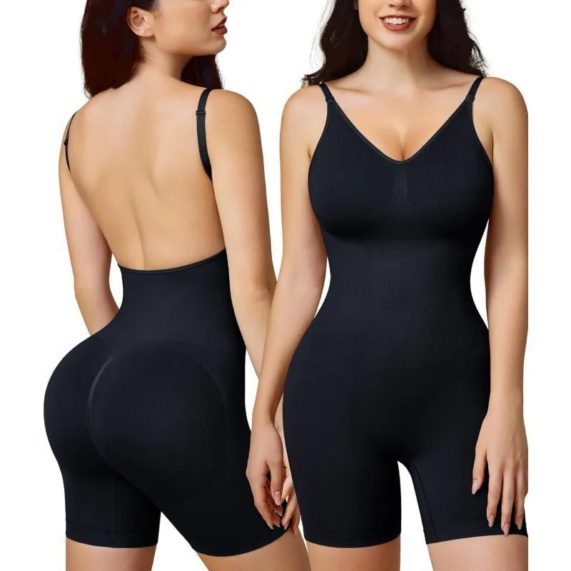 U Back Hot Sale Eco-Friendly Anti-Bacterial Slimming Seamless Breathable Tummy Control Spandex/Nylon Body Shaper Plus Shapewear