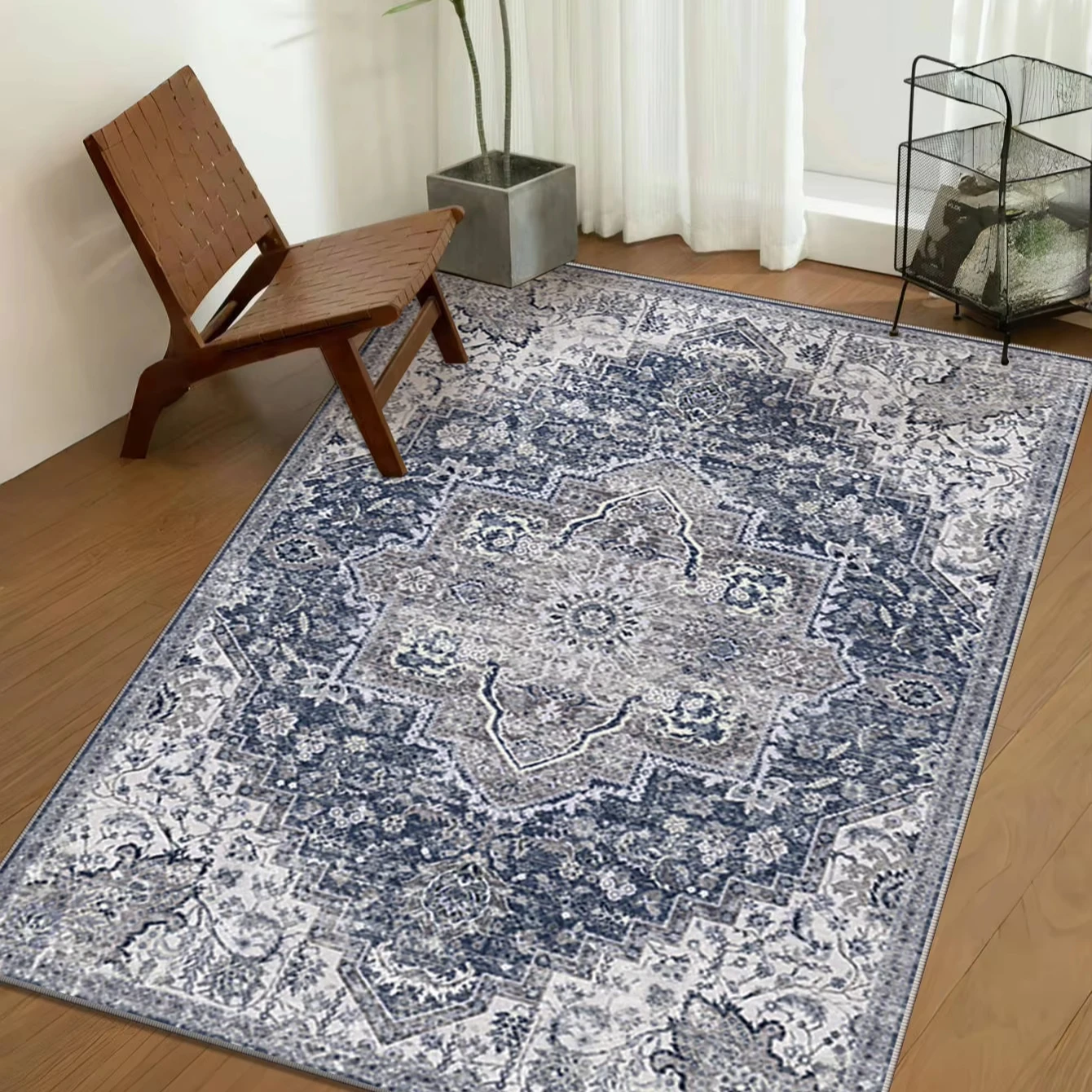 Machine Washable Living Room Bathroom Kitchen Bedroom Entrance Floor Mat Crystal Velvet Decorative Area Carpet Mat