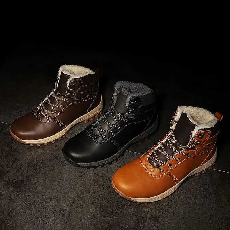 

wholesale Fashion casual shoes cheap men work snow boots