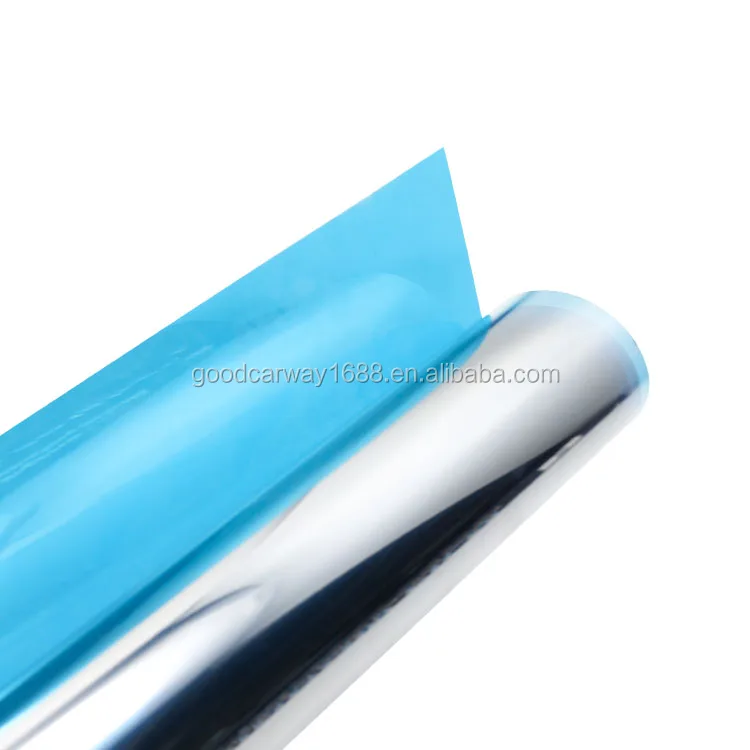 

One Way Mirror Solar Window Film Anti-Scratch Anti-UV High Heat Insulation Building Film, Silver