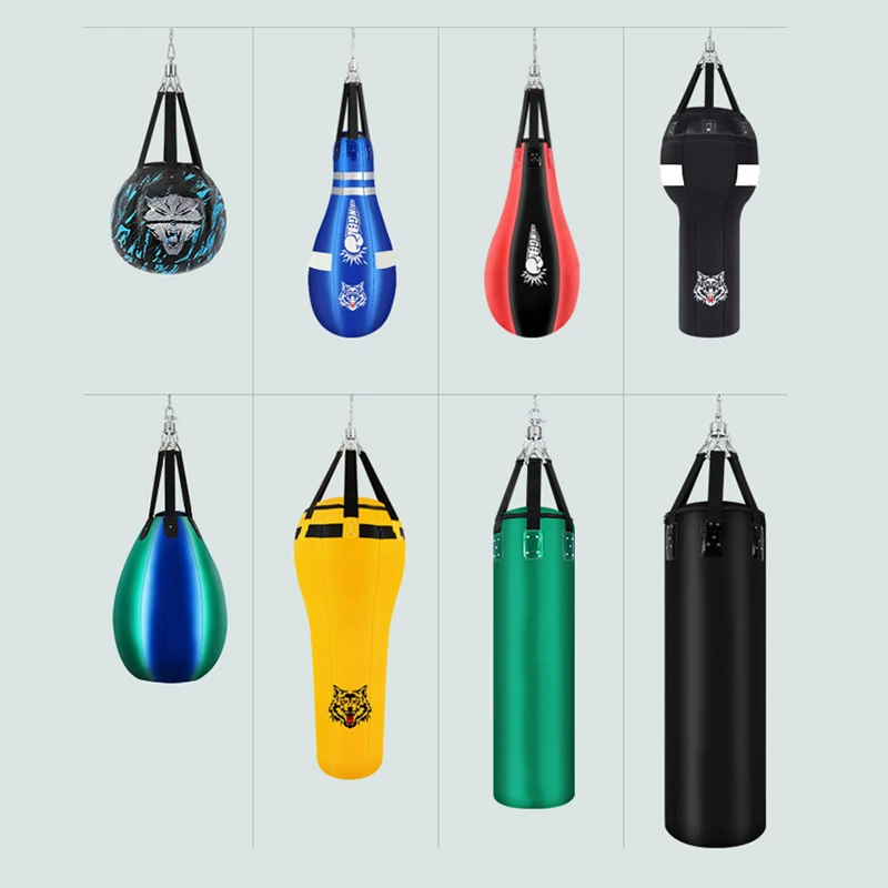 

Thai professional boxing sandbag household bowling pear - shaped water drop hook spherical special-shaped free punching sandbag