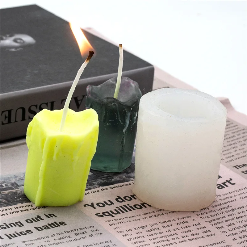 

Fast Delivery Reusable Pillar Candle Mould Silicone Molds for Candle Making