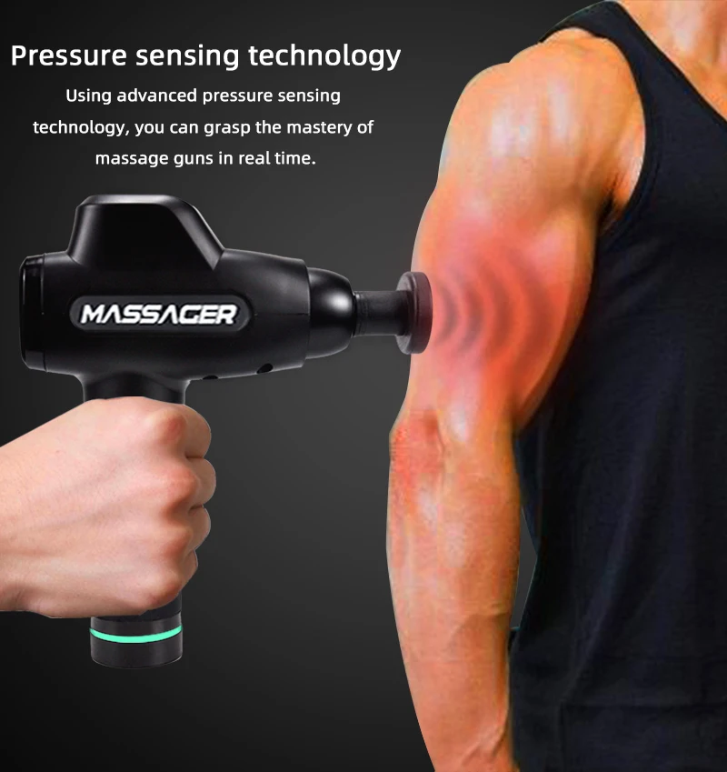 CE ROHS FCC FDA Charger In Stock New Handheld Deep Tissue 20 speed Electric Cordless Muscle Message Massage Gun