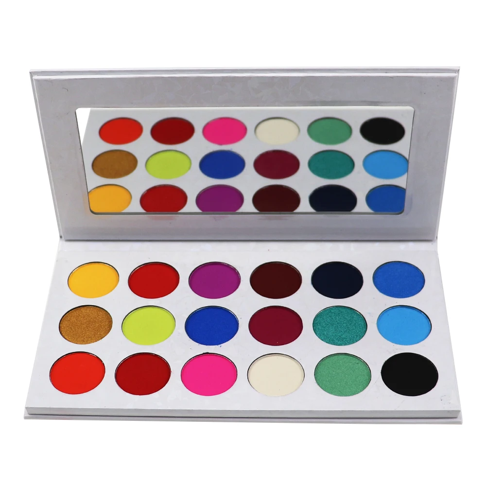 

18 color eyeshadow vegan eyeshadow private label makeup eyeshadow palette