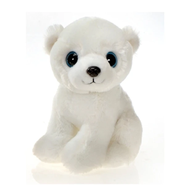 small white bear stuffed animal