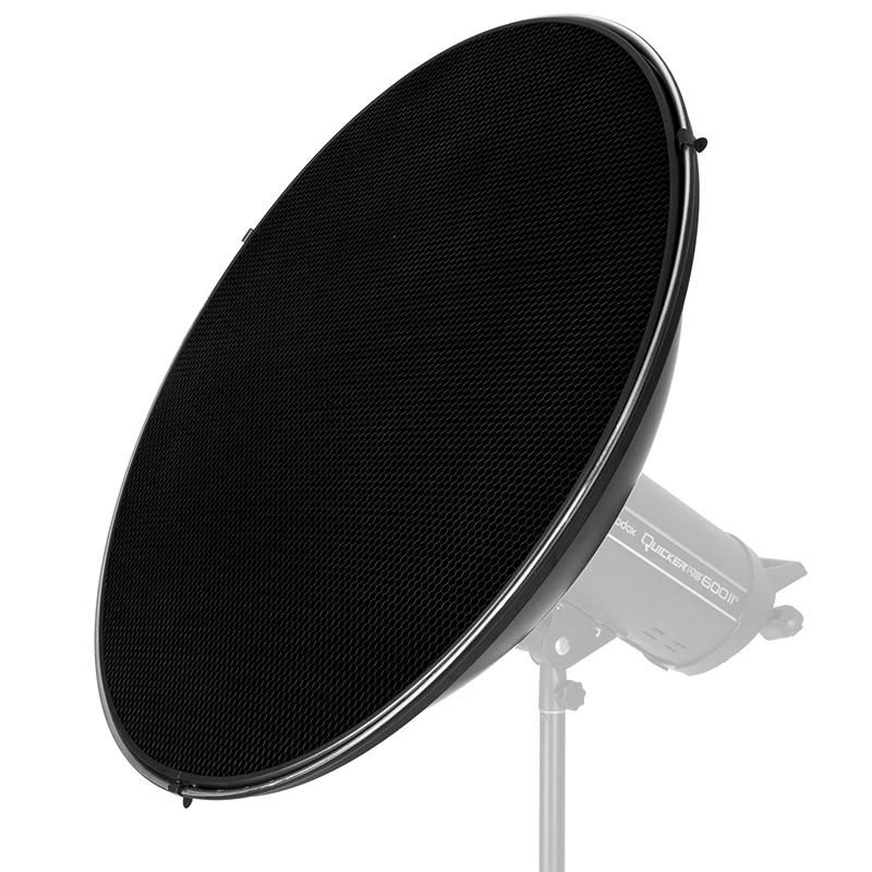 

Godox 70cm Silver Bowens Mount Beauty Dish with Honeycomb Grid Softbox Folding Beauty Flash Softbox for Studio Flash, Other