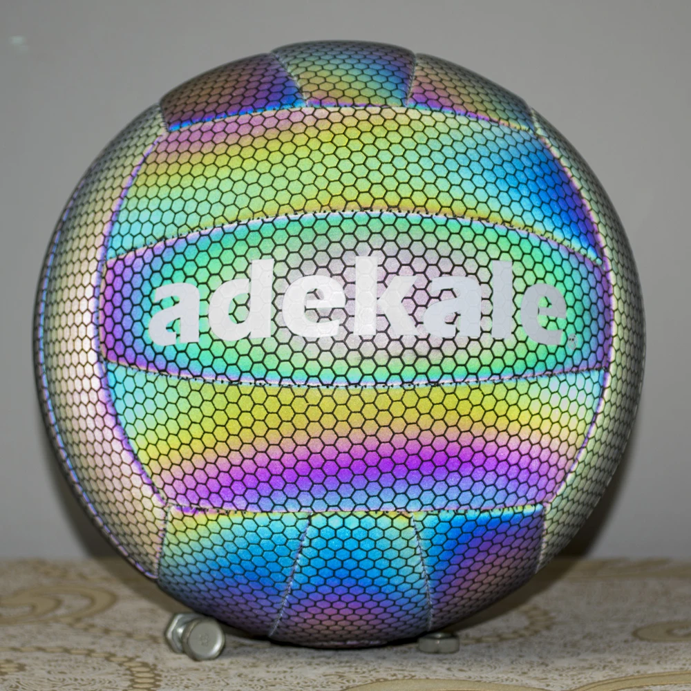 

reflective glowing volleyball with customize logo, Customize color
