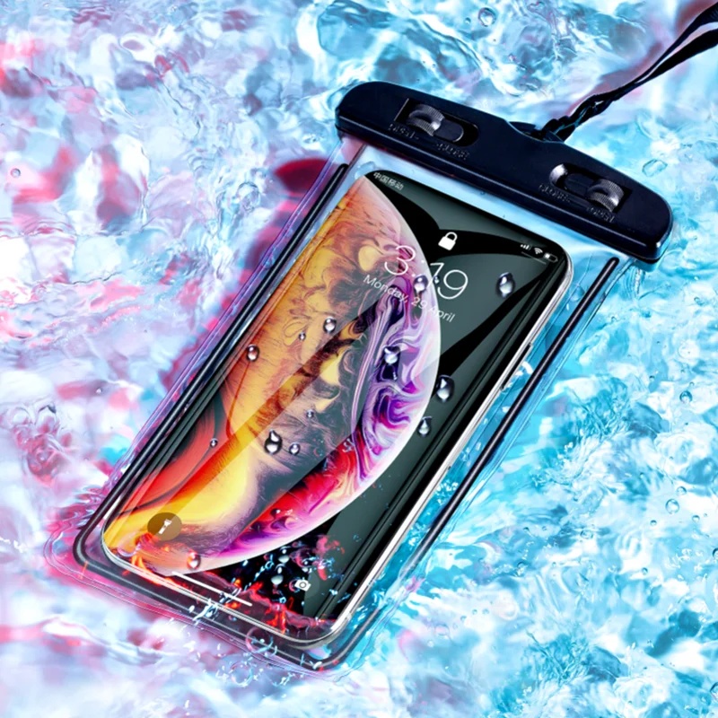 

Universal Waterproof Phone Case Water Proof Bag Mobile Phone Bags Pouch PV Cover For iPhone 12 11 Pro Max Xs Xr 8 7 Samsung, Picture