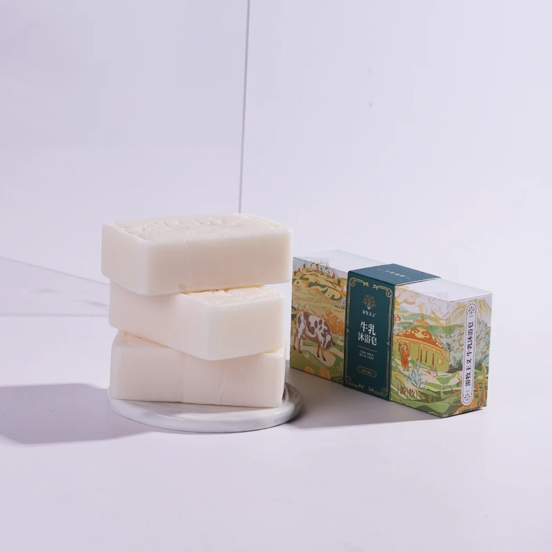 

2022 Best Selling Personalized Travel Size Portable Body Care Eco Square Organic Mini Hotel Milk Bath Soap, White