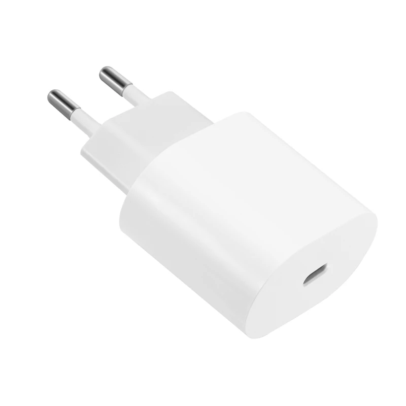 

Hot Seling Amazon Eu/us Fast Charging Pd 20w Wall Charger For Mobile Phones Devices, White