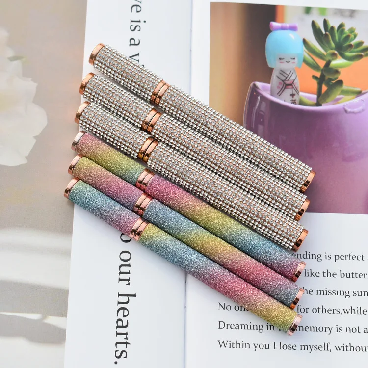 

2021 New Bling Bling Eyeliner Pen Mineral Material No Harm To Skin Black Liquid Eyeliner for False Eyelashes Eye Makeup Tools