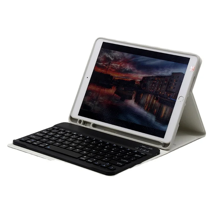 

Keyboard tablet case wireless keyboard case for 10.2/10.5 White Tablet Case keyboard