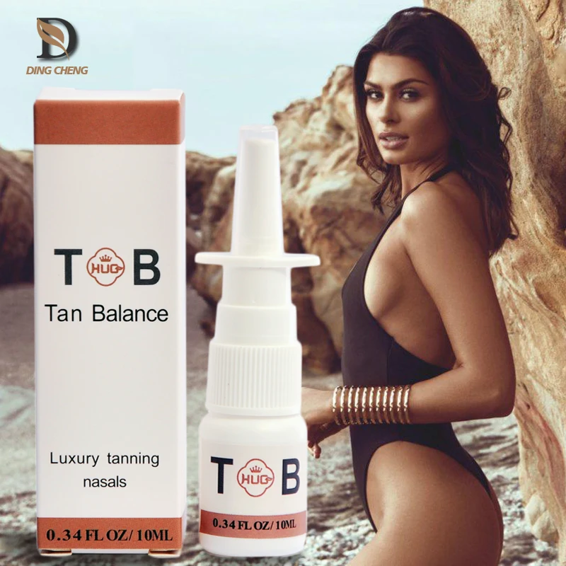 

AUS hot sale nasal tanners for sunless tanning 10ml 10mg New Product Wheat Skin Color Tan Nasal Srpay Label the custom