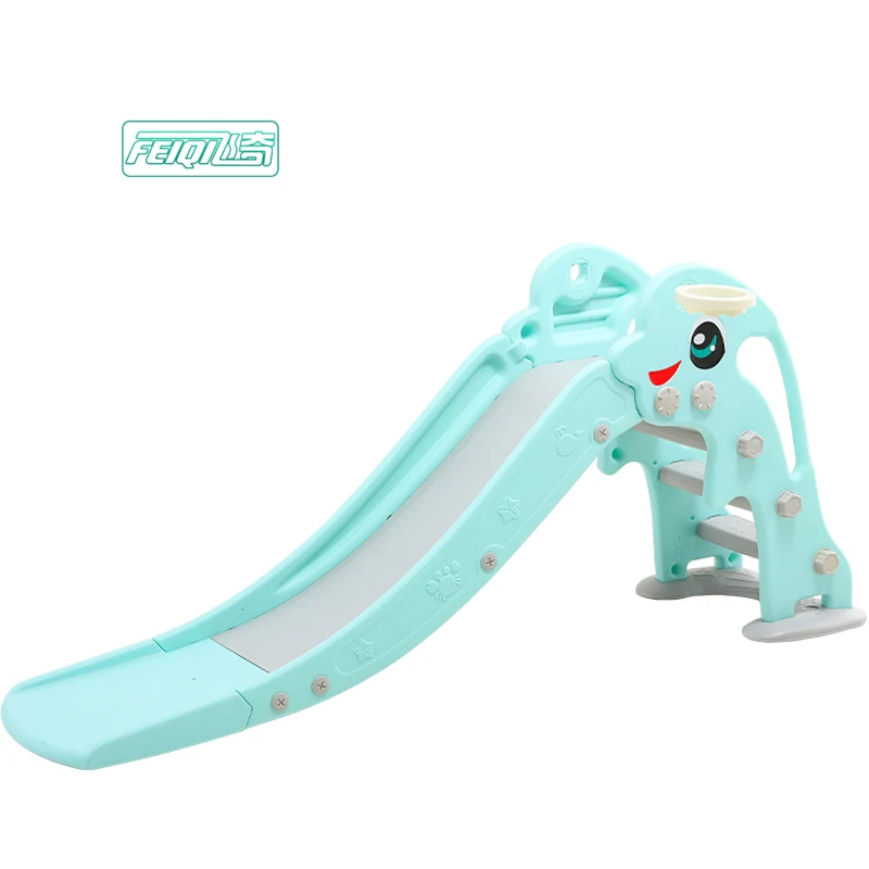 

Hot sell AliExpress china plastic kids indoor children baby plastic slides, Turquoise