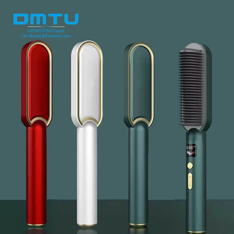 

Professional Anion Hair beard Comb Hair Brush, White/red/black/green