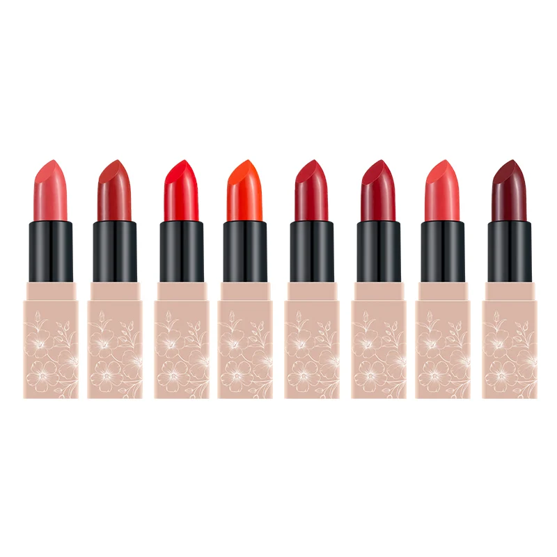 

Factory wholesale makeup cosmetics long-lasting moisturizing glossy lipstick accept private logo lipstick, Multi colors