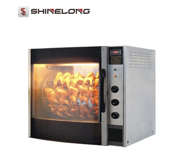 
Commercial Stainless Steel Electric Rotisserie Oven Chicken Rotisserie 