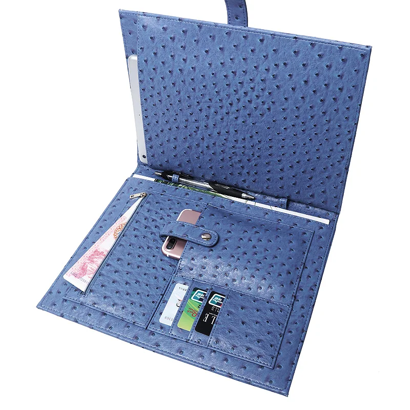 

2020 New Fashion  Document Bag Pu Leather Office Case Storages Large Capacity Business Briefcases