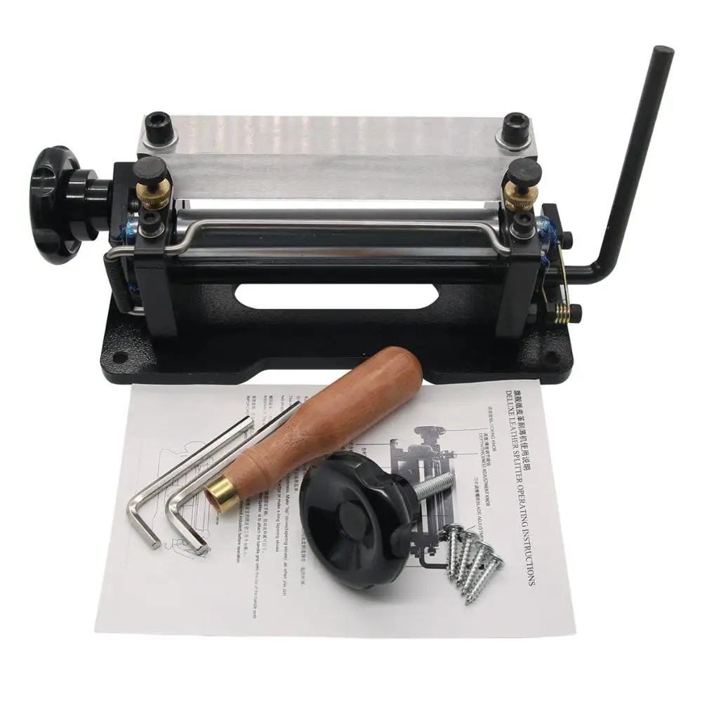 

806P Manual Paring Peeling Machine Leather Splitter Skiver Shovel Skin Machine