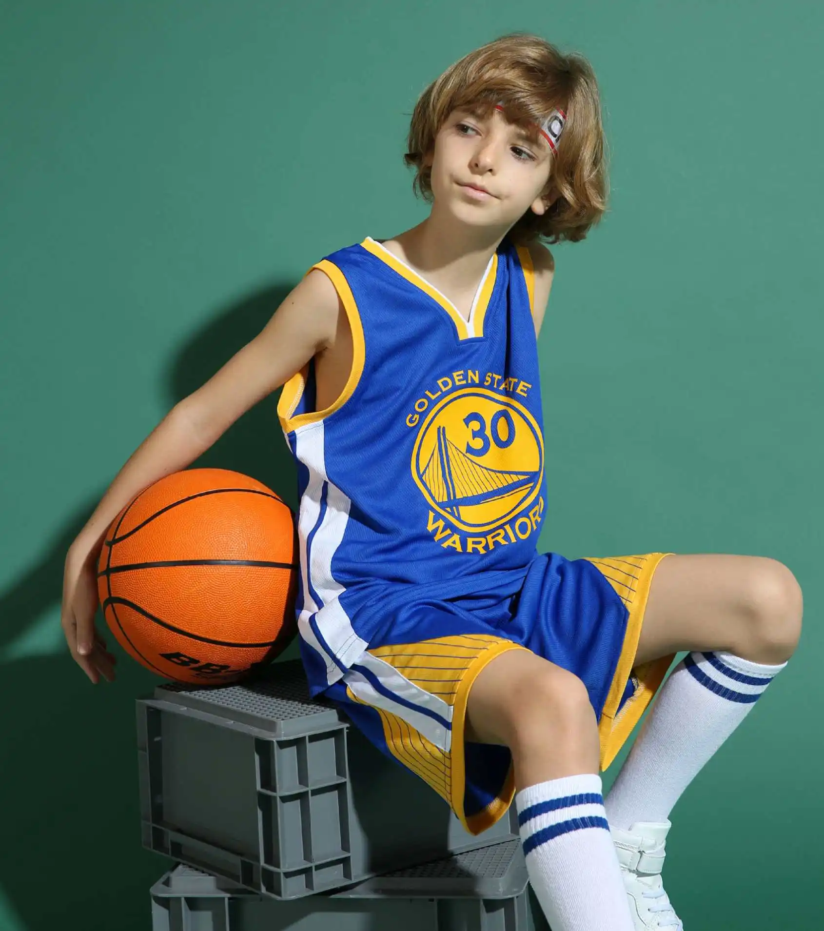 

Kids Boys Girls Sleeveless Basketball Jersey Summer Clothing Sets Children Two Piece Vest +shorts Clothes Set For Sport Wear