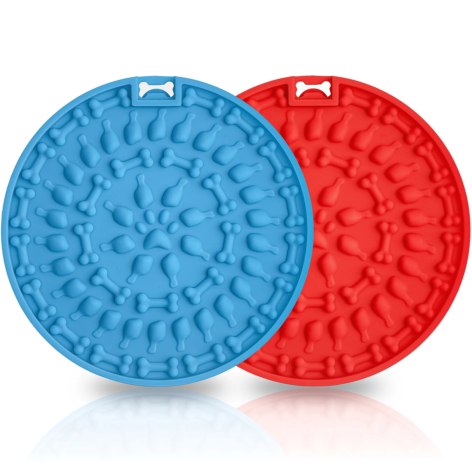 

Wholesale Best Seller Multiple Colors Round Slow Feeder Bowl Silicone Large Dog Lick Mat