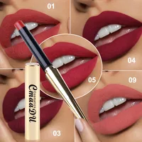 

Cmaadu Waterproof 12 Colors Lipstick Long Lasting Matte Pumpkin Color Finished Lipstick Cosmetics Makeup