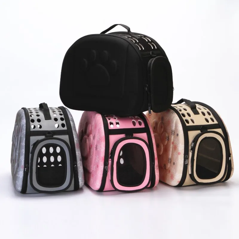 

Manufacturer Direct Selling Portable EVA Pet Travel Carrier Case Bag Pet Shoulder Bag Puppy Cat Carrier Bag, As picture