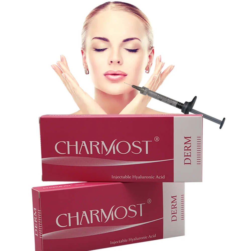 

CharmostLong Lasting Acid Hyaluronic Injection Dermal Filler 2ml Hurtless, Transparent