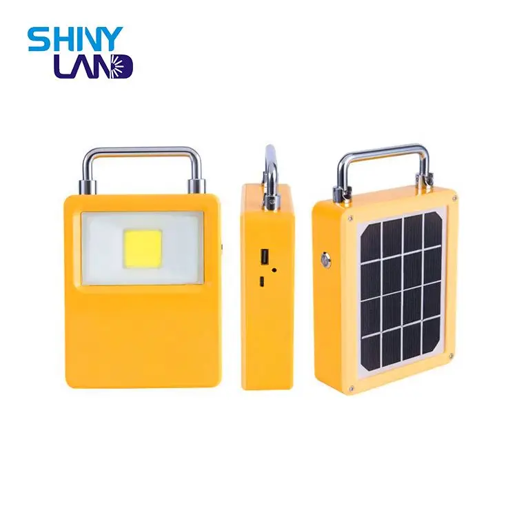 Ludage Farolas solares de la iluminaci/ón de emergencia port/átil de carga l/ámpara tienda de camping