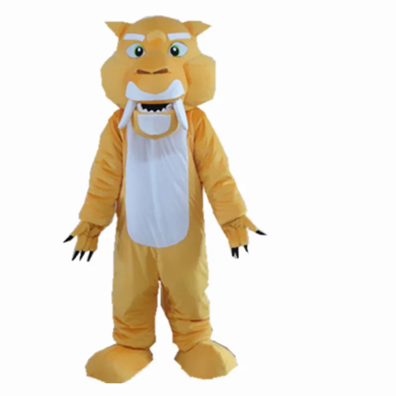 

Hola yellow lion mascot costumes/mascotte costume adults, As your requirement