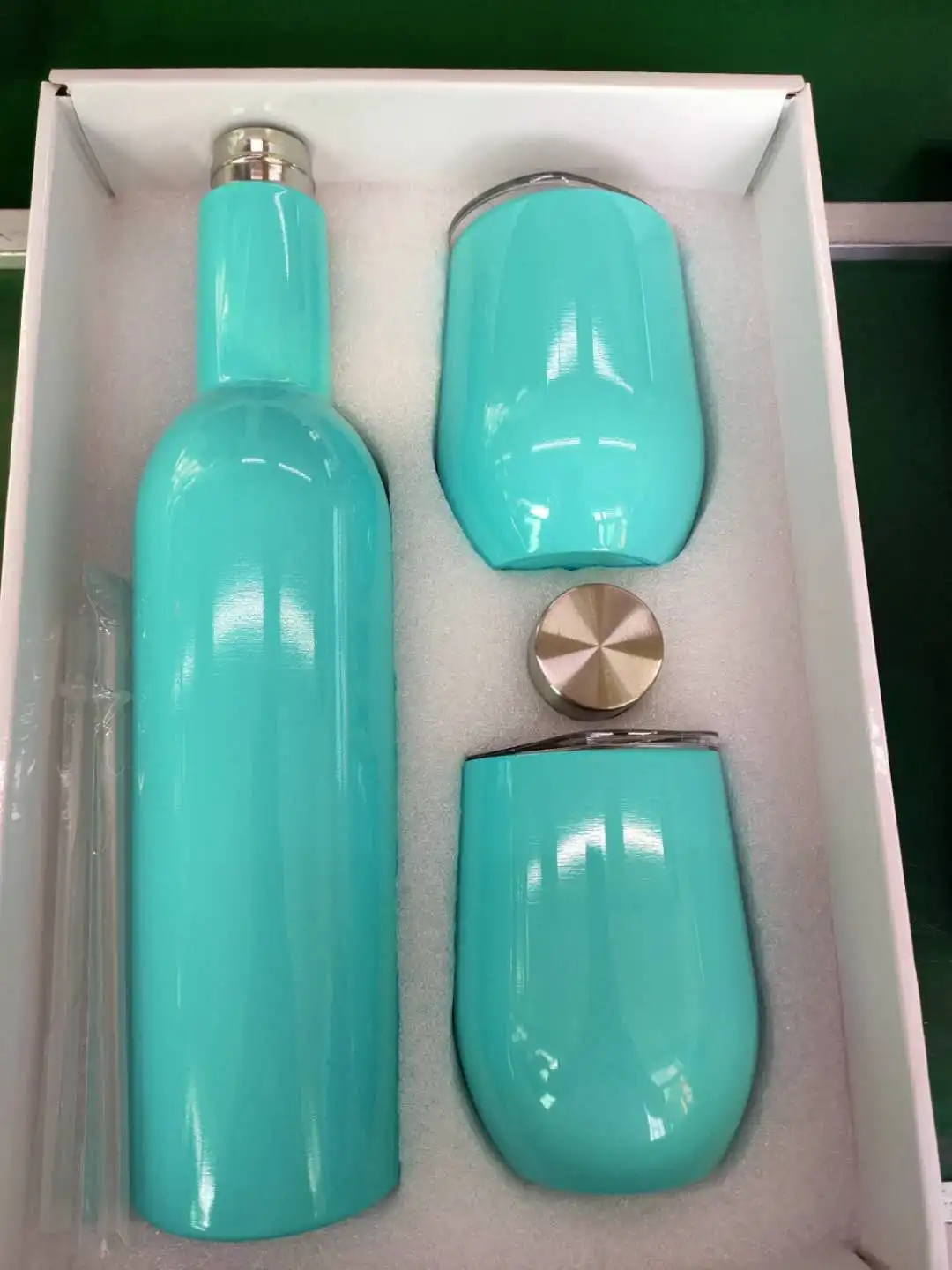 500ml 750ml Wine Tumbler Sets 17 Oz Insulated Wine Sets Wholesale Gifts