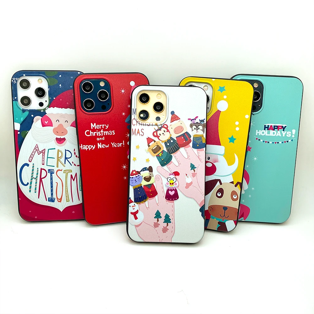 

Free samples can be customized for the Christmas style mobile phone case for iphone 12 11 mini xr xs pro max case, More than 10 styles