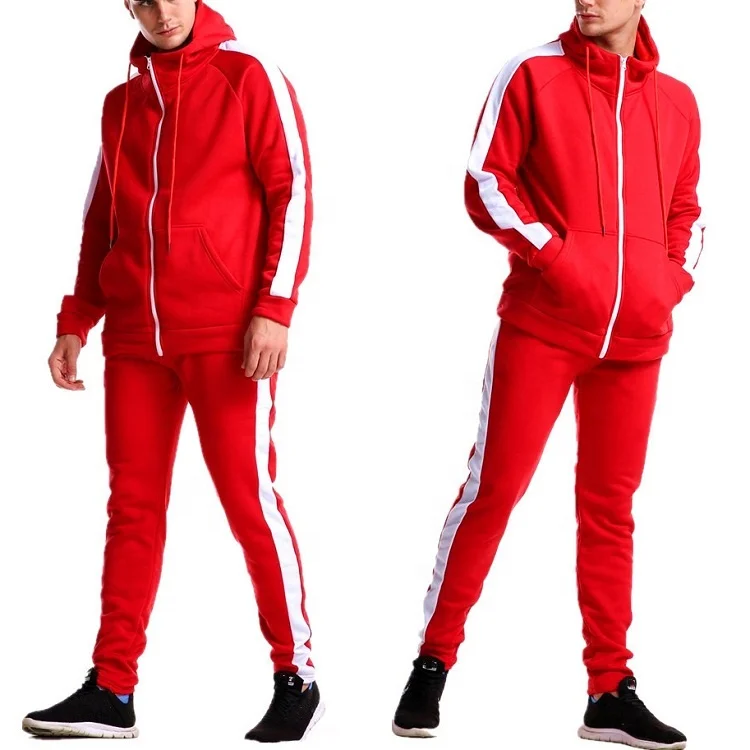 
Custom Spring Autumn Casual Warm Fleece Zipper Up Hoodies Pants 2 Piece Sets Jogging Wear Cheap Sports Tracksuits for Men 