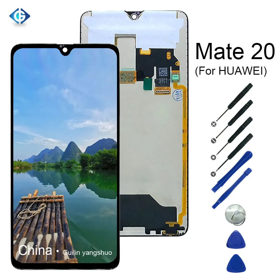 

Replacement Display for Huawei Mate 20 Touch Assembly for Huawei Mate 20 Screen LCD Mate 20, Black mate 20 display lcd