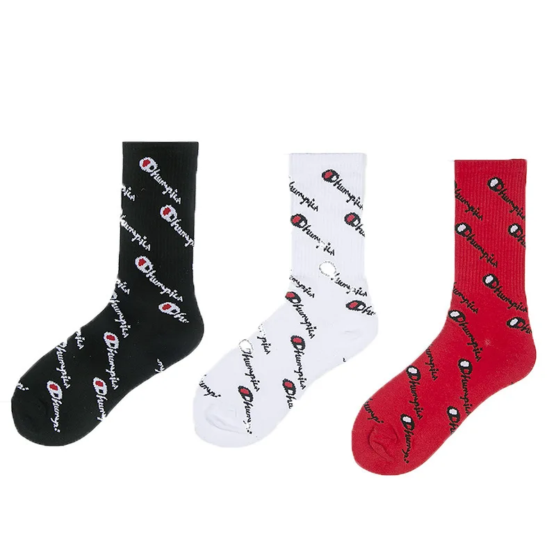 

New autumn and winter socks trendy brand letter socks European and American hip-hop, Custom color