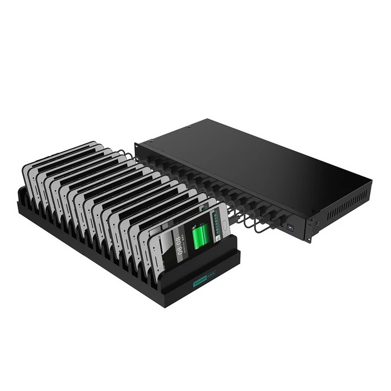 Sipolar A-165 Industrial Grad 16 port rack mountable usb hub Charing Hub Station Tablet Smartphone