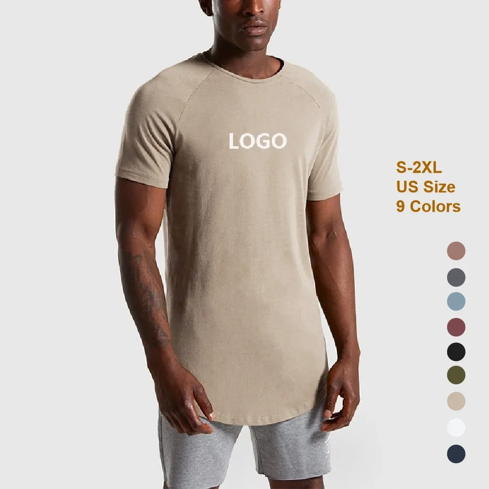 

Wholesale 95 Cotton 5 Spandex T Shirts For Men Quick Drying T-shirt Outdoor Unisex Gym Training Jogging Sportswear