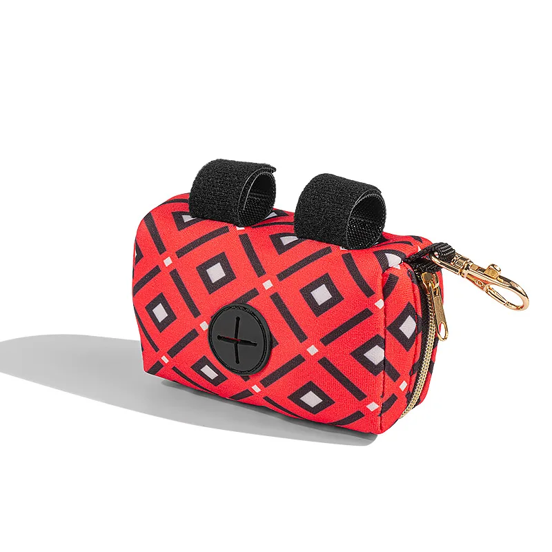 

Custom Zipper Dog Waste Poop Bag Holder Dispenser Pet Poo Bag Carrier, Customized