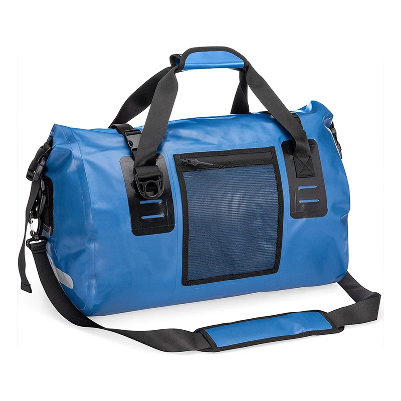 

Durable Custom Logo 50L 70L PVC Tarpaulin Waterproof Duffle Sport Bags Duffel Travel Bag, Customized